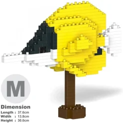 Jekca - Forceps Butterflyfish 01 - Big - Lego - Sculpture - Construction - 4D - Brick Animals - Toys - Avvenice