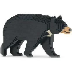 Jekca - Formosan Black Bear 01 - Big - Lego - Sculpture - Construction - 4D - Brick Animals - Toys - Avvenice