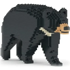 Jekca - Formosan Black Bear 01 - Big - Lego - Sculpture - Construction - 4D - Brick Animals - Toys - Avvenice