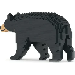 Jekca - Formosan Black Bear 01 - Big - Lego - Sculpture - Construction - 4D - Brick Animals - Toys - Avvenice
