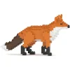Jekca - Fox 01 - Big - Lego - Sculpture - Construction - 4D - Brick Animals - Toys - Avvenice