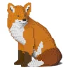 Jekca - Fox 02S - Lego - Sculpture - Construction - 4D - Brick Animals - Toys - Avvenice