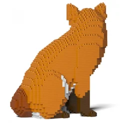 Jekca - Fox 02S - Lego - Sculpture - Construction - 4D - Brick Animals - Toys - Avvenice