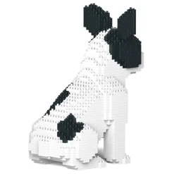 Jekca - French Bulldog - Dog - ST19FB04-M04 - Lego - Sculpture - Construction - 4D - Brick Animals - Toys - Avvenice