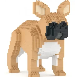 Jekca - French Bulldog 02-M01 - Big - Lego - Sculpture - Construction - 4D - Brick Animals - Toys - Avvenice