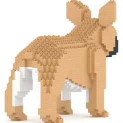 Jekca - French Bulldog 02-M01 - Big - Lego - Sculpture - Construction - 4D - Brick Animals - Toys - Avvenice