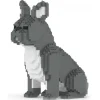 Jekca - French Bulldog 04-M05 - Big - Lego - Sculpture - Construction - 4D - Brick Animals - Toys - Avvenice