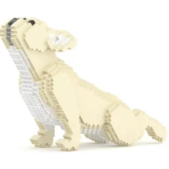 Jekca - French Bulldog 05-M02 - Big - Lego - Sculpture - Construction - 4D - Brick Animals - Toys - Avvenice