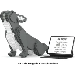 Jekca - French Bulldog 05-M05 - Big - Lego - Sculpture - Construction - 4D - Brick Animals - Toys - Avvenice