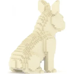 Jekca - French Bulldog 04-M02 - Big - Lego - Sculpture - Construction - 4D - Brick Animals - Toys - Avvenice
