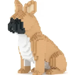 Jekca - French Bulldog 04-M01 - Big - Lego - Sculpture - Construction - 4D - Brick Animals - Toys - Avvenice