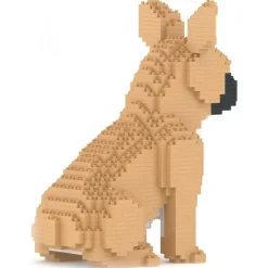Jekca - French Bulldog 04-M01 - Big - Lego - Sculpture - Construction - 4D - Brick Animals - Toys - Avvenice
