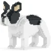 Jekca - French Bulldog 02-M04 - Big - Lego - Sculpture - Construction - 4D - Brick Animals - Toys - Avvenice