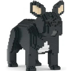 Jekca - French Bulldog 02-M03 - Big - Lego - Sculpture - Construction - 4D - Brick Animals - Toys - Avvenice