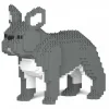 Jekca - French Bulldog 02-M05 - Big - Lego - Sculpture - Construction - 4D - Brick Animals - Toys - Avvenice