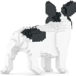 Jekca - French Bulldog 03-M04 - Big - Lego - Sculpture - Construction - 4D - Brick Animals - Toys - Avvenice