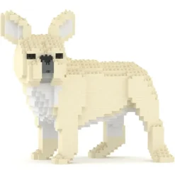 Jekca - French Bulldog 03-M02 - Big - Lego - Sculpture - Construction - 4D - Brick Animals - Toys - Avvenice