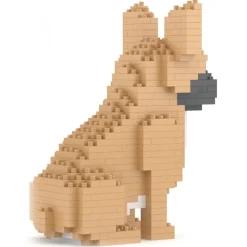 Jekca - French Bulldog Mini 01 - Big - Lego - Sculpture - Construction - 4D - Brick Animals - Toys - Avvenice