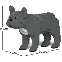 Jekca - French Bulldog 01S-M07 - Lego - Sculpture - Construction - 4D - Brick Animals - Toys - Avvenice