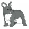 Jekca - French Bulldog 03S-M05 - Lego - Sculpture - Construction - 4D - Brick Animals - Toys - Avvenice
