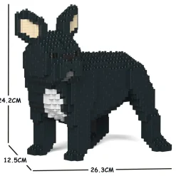Jekca - French Bulldog 03S-M03 - Lego - Sculpture - Construction - 4D - Brick Animals - Toys - Avvenice