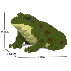 Jekca - Frog 01S-M02 - Lego - Sculpture - Construction - 4D - Brick Animals - Toys - Avvenice