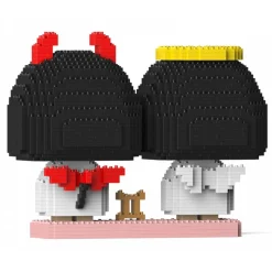 Jekca - Gemini 01 - Big - Lego - Sculpture - Construction - 4D - Brick Animals - Toys - Avvenice