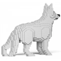 Jekca - German Shepherd 01-M02 - Big - Lego - Sculpture - Construction - 4D - Brick Animals - Toys - Avvenice
