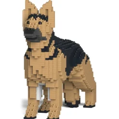 Jekca - German Shepherd 01-M01 - Big - Lego - Sculpture - Construction - 4D - Brick Animals - Toys - Avvenice