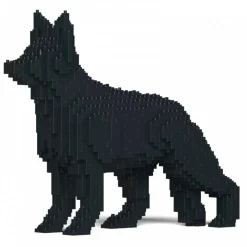Jekca - German Shepherd 01-M03 - Big - Lego - Sculpture - Construction - 4D - Brick Animals - Toys - Avvenice