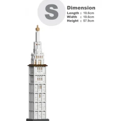 Jekca - Ghirlandina 01S - Lego - Sculpture - Construction - 4D - Brick Animals - Toys - Avvenice