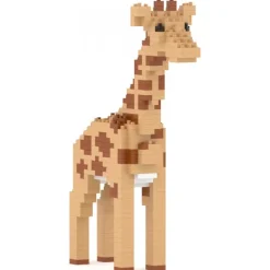Jekca - Giraffe 02 - Big - Lego - Sculpture - Construction - 4D - Brick Animals - Toys - Avvenice
