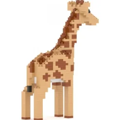 Jekca - Giraffe 02 - Big - Lego - Sculpture - Construction - 4D - Brick Animals - Toys - Avvenice