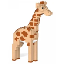 Jekca - Giraffe 02S - Lego - Sculpture - Construction - 4D - Brick Animals - Toys - Avvenice