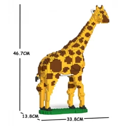 Jekca - Giraffe 01S - Lego - Sculpture - Construction - 4D - Brick Animals - Toys - Avvenice