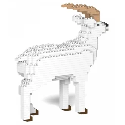 Jekca - Goat 01S - Lego - Sculpture - Construction - 4D - Brick Animals - Toys - Avvenice