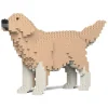 Jekca - Golden Retriever 02-M01 - Big - Lego - Sculpture - Construction - 4D - Brick Animals - Toys - Avvenice