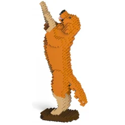 Jekca - Golden Retriever 04-M02 - Big - Lego - Sculpture - Construction - 4D - Brick Animals - Toys - Avvenice