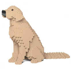 Jekca - Golden Retriever 03-M03 - Big - Lego - Sculpture - Construction - 4D - Brick Animals - Toys - Avvenice
