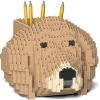 Jekca - Golden Retriever Pencil Cup 01S-M02 - Lego - Sculpture - Construction - 4D - Brick Animals - Toys - Avvenice