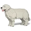 Jekca - Golden Retriever 01S-M05 - Lego - Sculpture - Construction - 4D - Brick Animals - Toys - Avvenice