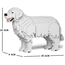 Jekca - Golden Retriever 01S-M02 - Lego - Sculpture - Construction - 4D - Brick Animals - Toys - Avvenice