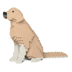 Jekca - Golden Retriever 03S-M01 - Lego - Sculpture - Construction - 4D - Brick Animals - Toys - Avvenice