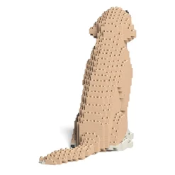 Jekca - Golden Retriever 03S-M01 - Lego - Sculpture - Construction - 4D - Brick Animals - Toys - Avvenice