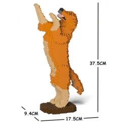 Jekca - Golden Retriever 04S-M02 - Lego - Sculpture - Construction - 4D - Brick Animals - Toys - Avvenice