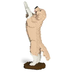 Jekca - Golden Retriever 04S-M01 - Lego - Sculpture - Construction - 4D - Brick Animals - Toys - Avvenice