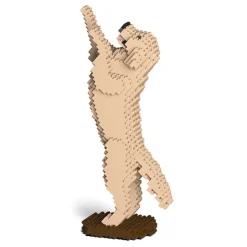 Jekca - Golden Retriever 04S-M03 - Lego - Sculpture - Construction - 4D - Brick Animals - Toys - Avvenice