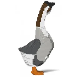 Jekca - Goose 01 - Big - Lego - Sculpture - Construction - 4D - Brick Animals - Toys - Avvenice