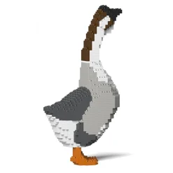 Jekca - Goose 01S - Lego - Sculpture - Construction - 4D - Brick Animals - Toys - Avvenice