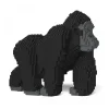 Jekca - Gorilla 01S - Lego - Sculpture - Construction - 4D - Brick Animals - Toys - Avvenice